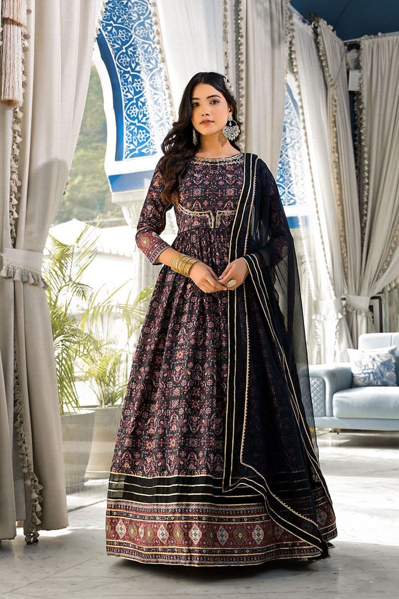 Bridal Anarkali Unstitched Suit in Cyprus